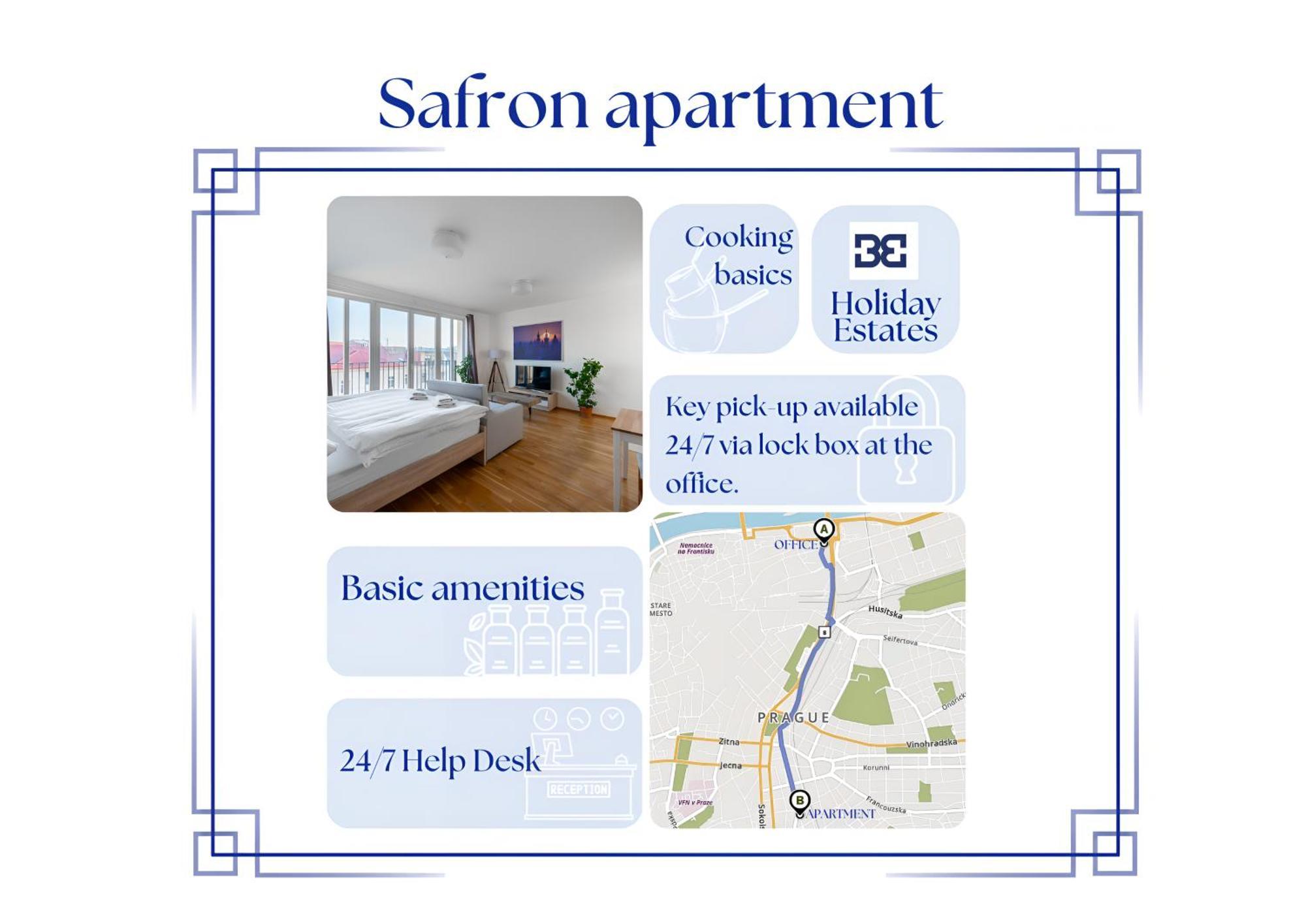Sunny Safron Apartment Praha Exteriér fotografie