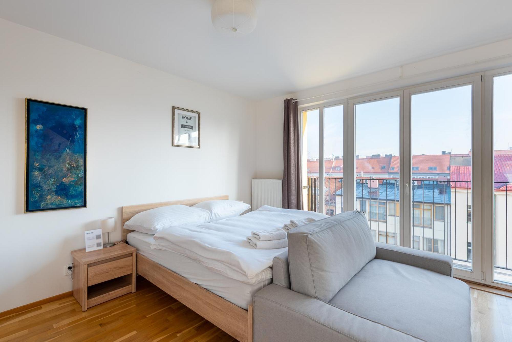 Sunny Safron Apartment Praha Exteriér fotografie